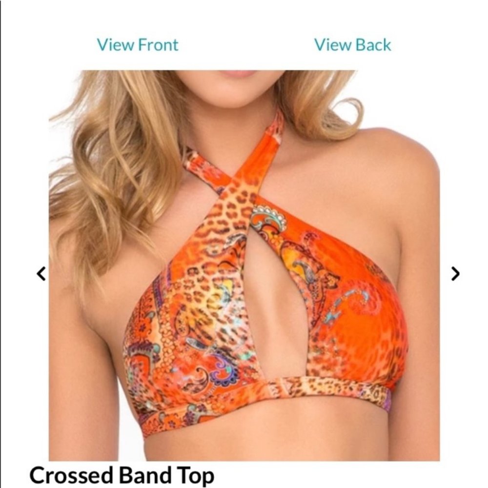 BNWT Luli Fama bikini top
